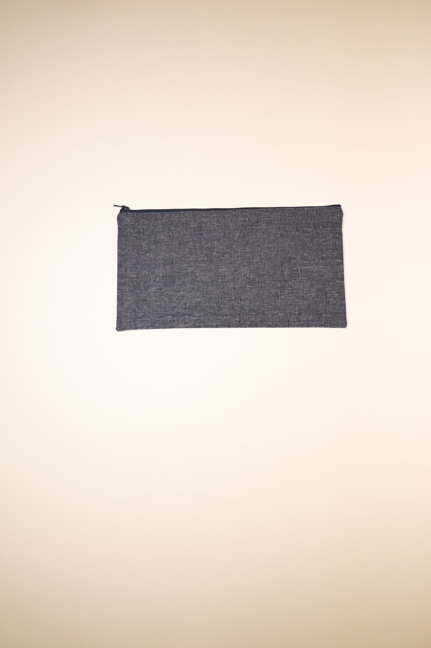 Navy Linen Pouch