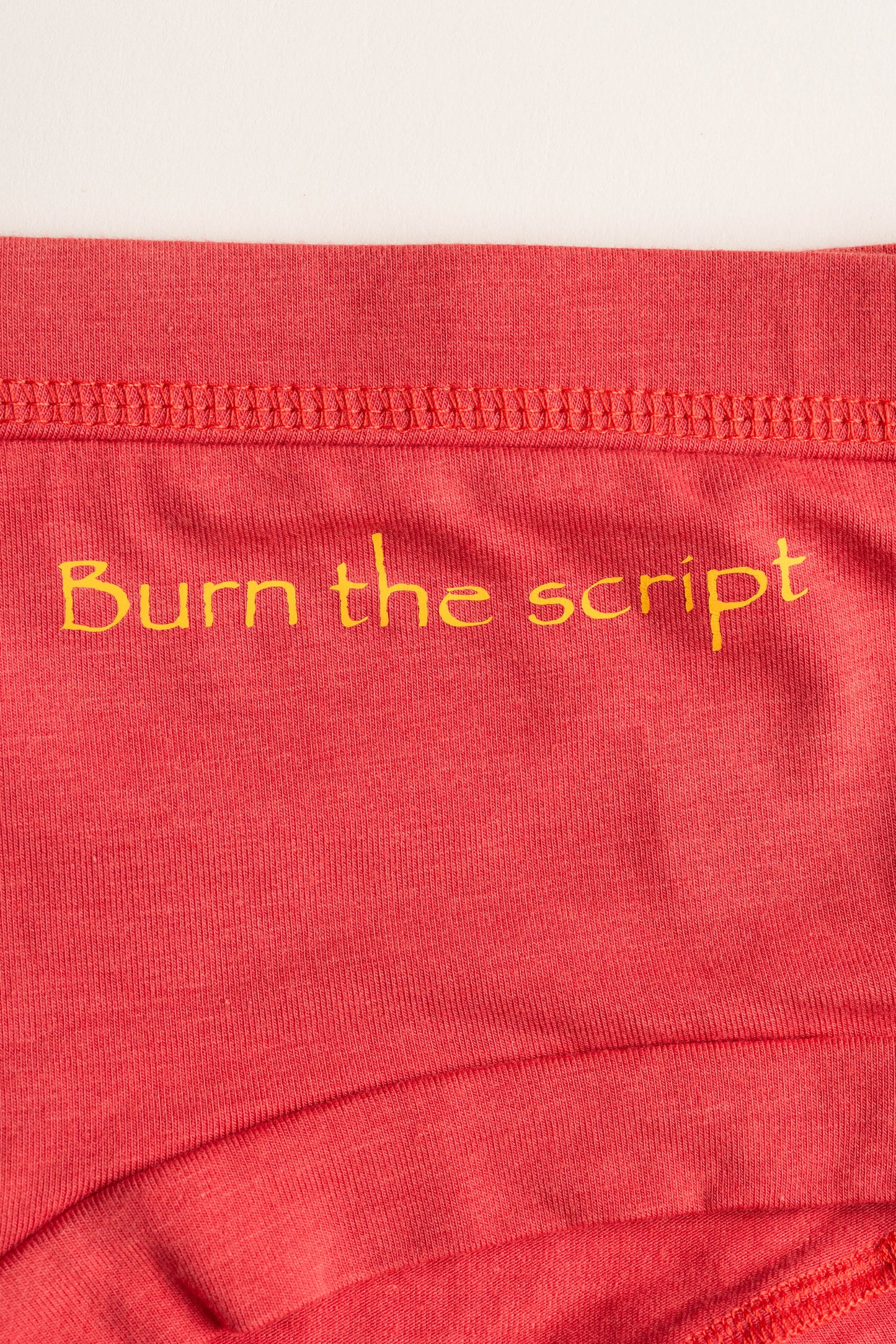 Burn the script